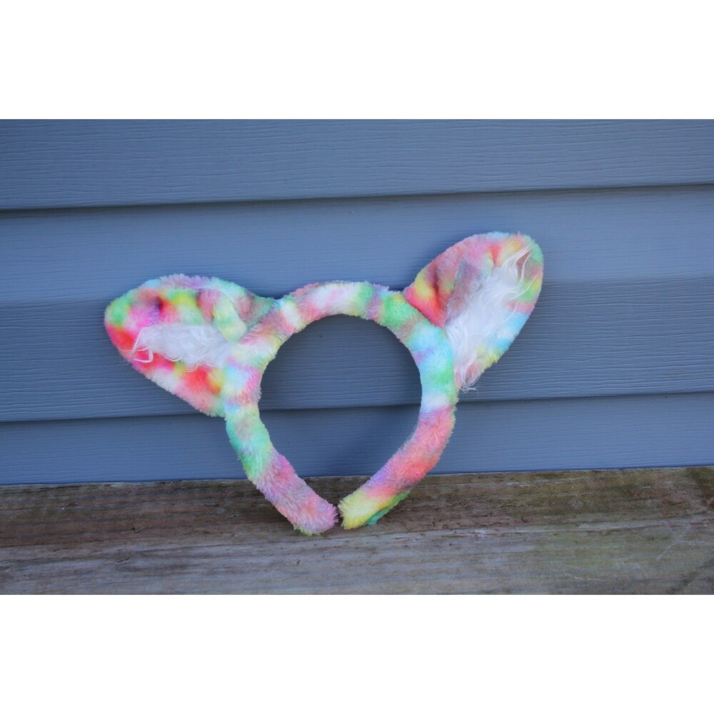 Great Wolf Lodge Ears Tie Dye Headband Colorful Limited Edition Rainbow HTF #6